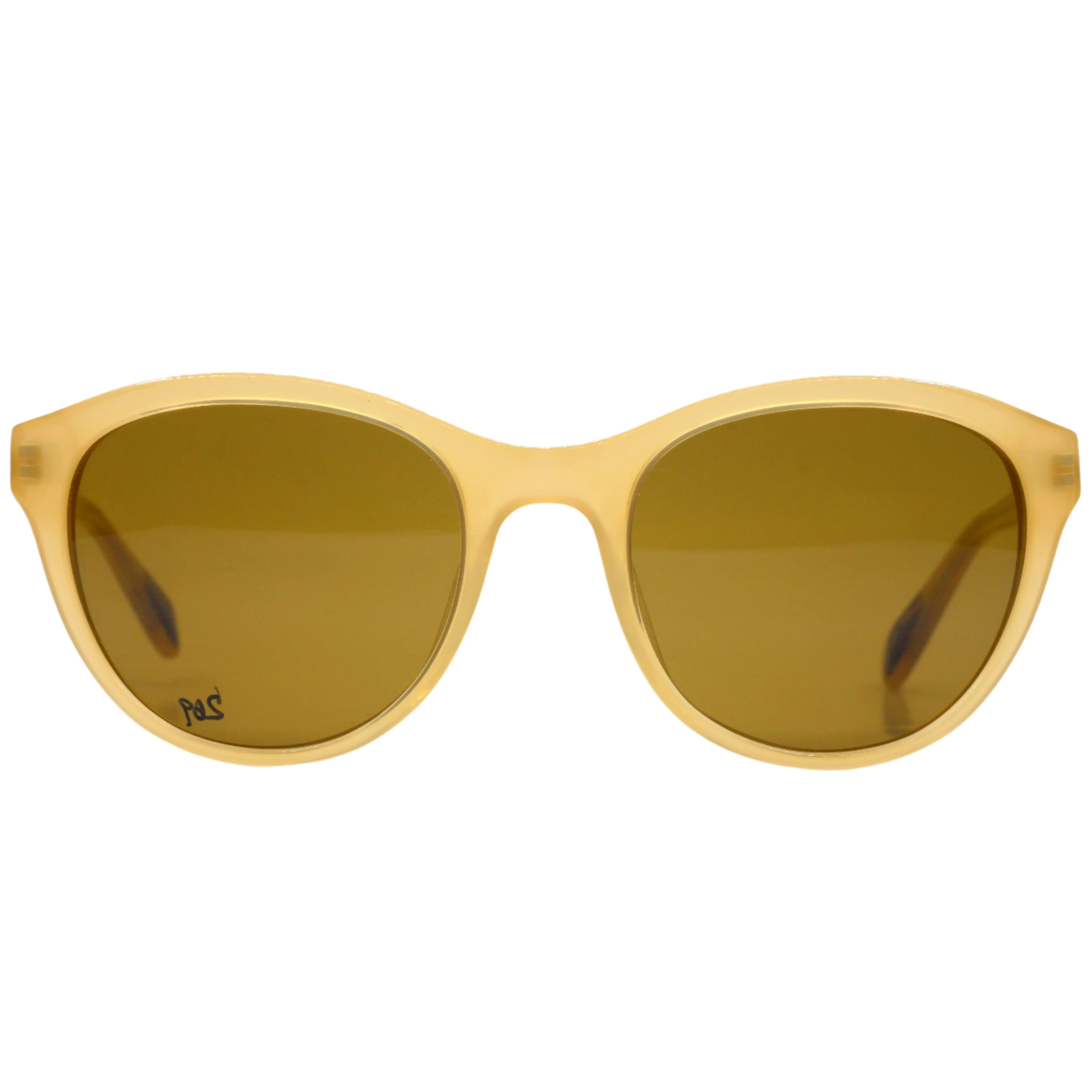 S&C Flavia Brown Gradient Acetate Fashion Designer Italy Sunglasses