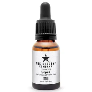 The Goodbye Company | Ozonated Styes Serum 15ml – 100% Natural Eye Care for Styes, Chalazion & Blepharitis – Gentle, Fast-Absorbing & Purifying Formula – Calming, Non-Irritating Relief