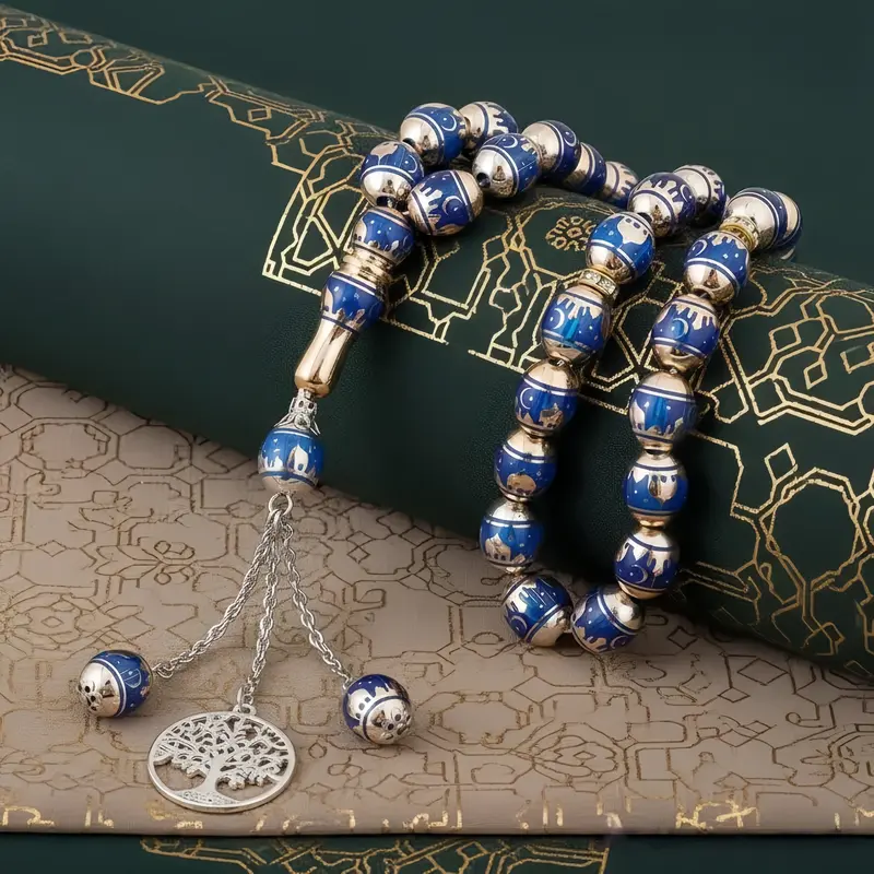 Tasbih Musulman – Chapelet Islamique Misbaha – Compteur De Dhikr – Neuf – Fabriqué En Chine