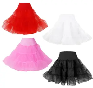 Hip Hop 50's Shop Womens Vintage Rockabilly Tutu Petticoat Slip Skirt Retro Soft Womenswear