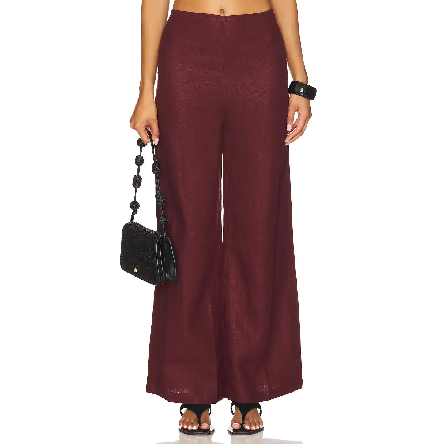 FAITHFULL Syna Pant in Bordeaux