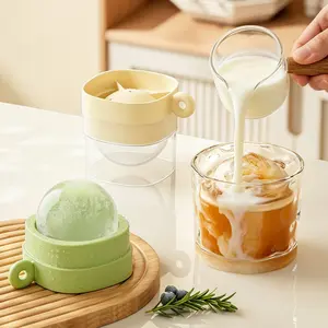 Food Grade Ice Ball Mold, Ice Ball Trays, Easy Release and Clean, Perfect for Home Gatherings, Quick Cooling for Drinks, 1-2pcs Ice Mold Set