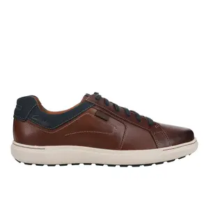 Clarks Mens Mapstone Lace Up Sneakers Shoes Casual - Brown