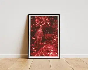 [Sale off up to 50%] [Free ship] [No Frame] Project Hail Mary Astrophage Print, Cinematic Wall Art, Rocky Ryland Grace Science Fiction Decor, Andy Weir Science Fiction Gift Space Print