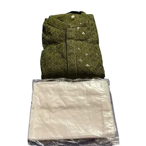 Chikankari Kurta for Men - Traditional Indian Clothing