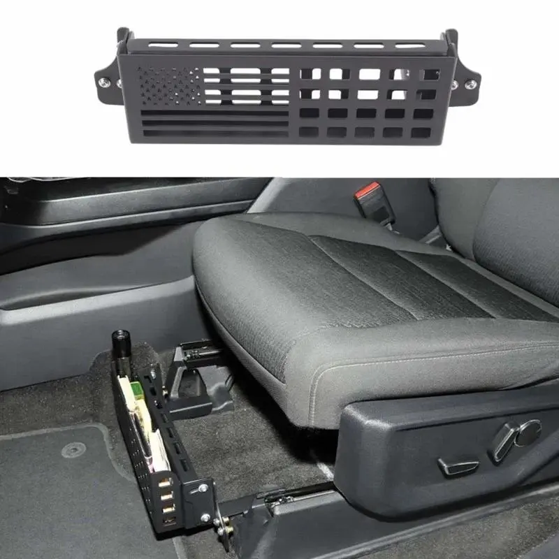 Under Seat Storage Box Tray Organizer for Ford F150/F250/F350/F450 2015+ Interior Storage Accessories