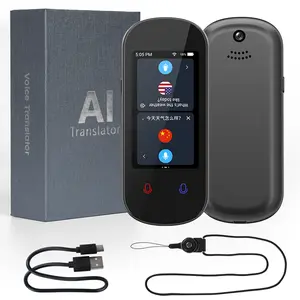 AI intelligent multilingual translation Language Translator Device, Instant Translator with 3.1" Touch Screen & 139 Languages, Real Time Smart Voice Photo Translator, Offline Online Translation for Business Learning Travel