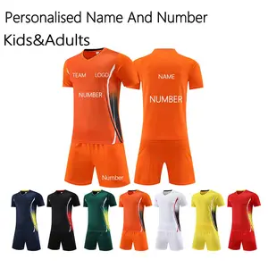 Personalised Football Shirt Custom Soccer Jerseys for Adult Personalised Football Shirt Short Set Men Women Football Jersey