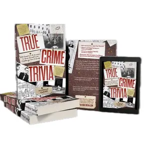 *Signed Copy* True Crime Trivia: 350 Fascinating Questions & Answers to Test Your Knowledge of Serial Kill3rs, Mysteries, Cold Cases, Heists & More Soft Cover
