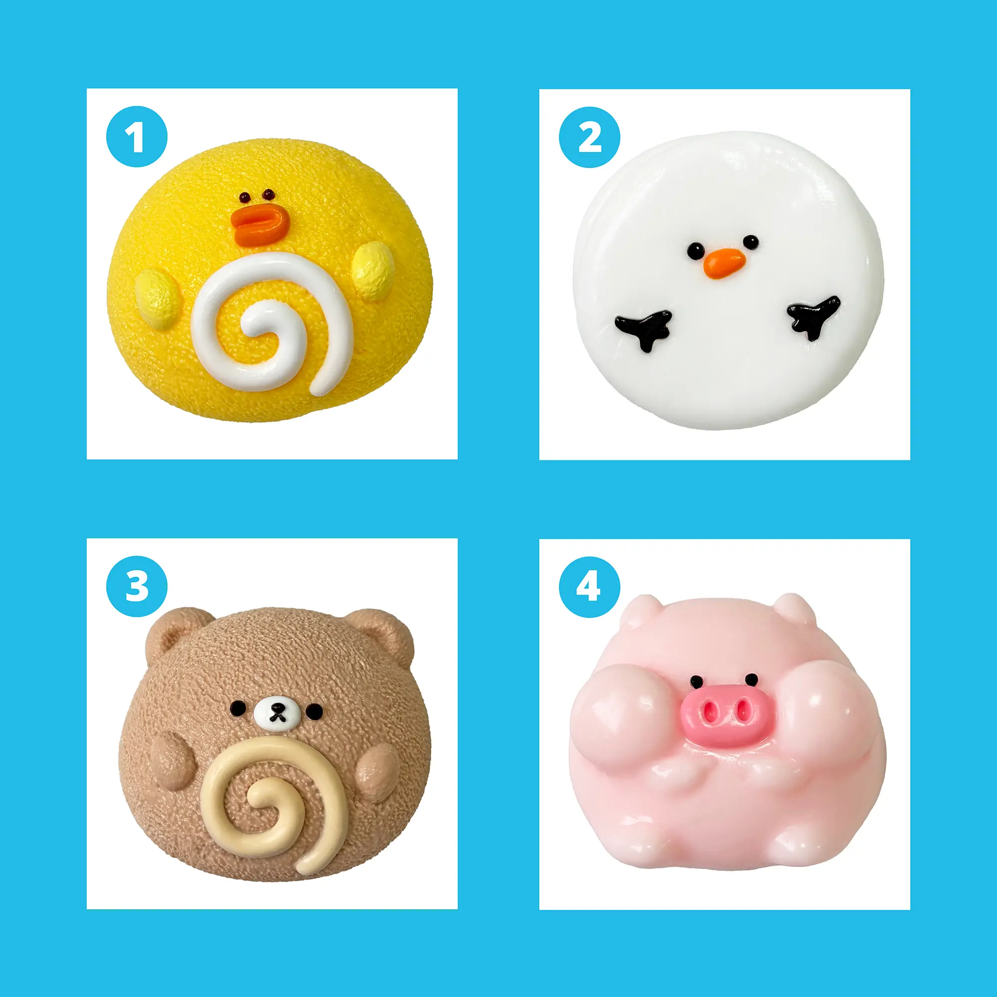 Mallow Putty Texture Slow Rebound Snowy Puff Soft Squishy Silicone Taba Chicky Swirl Fidget Toy - 187g Calming Effect Stress Relief Squeeze Toy, Unisex Party Gift