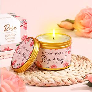 Mayicivo Valentine's Day Birthday Gifts for Women, Self Care Gifts, Get Well Soon Gifts, Relaxing Spa Gifts, Care Package, Unique Anniversary Gift Basket with Flannel Blanket for Mother, Wife, Best Friend, Sister, Her