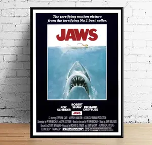 Jaws Movie Horror Shark Poster