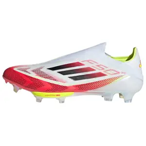 Adidas F50+ Men's White Black Yellow Football Cleats with Comfort, Versatility, and Traction Trending Shoes, House White Official Shoes to Get / Maison Mihara