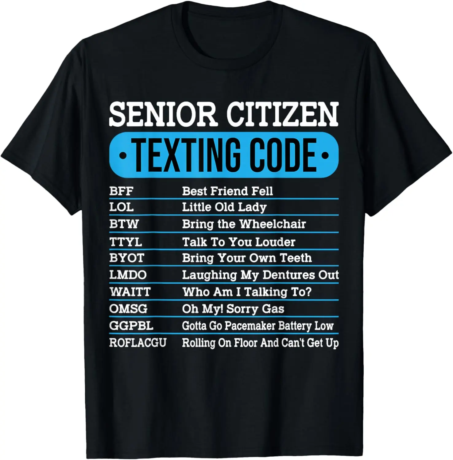 Vintage Graphic Slogan T-Shirt for Women, Funny Senior Texting Code Print, Casual 100% Cotton Short Sleeve Crewneck Streetwear