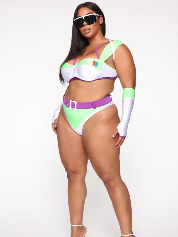 Infinite And Beyond 6 Piece Costume Set - Green/combo