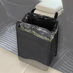 Foldable Car Trash Can Large 3 Gallons, Hanging Car Garbage Can Large Capacity Water-Resistant Car Trash Bag, Leakproof Trash Bag for Car, Car Storage Bag for Camping, Car Interior Accessories No brand