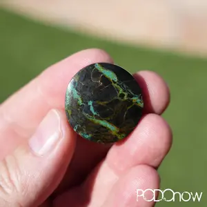 Blue Diamond Turquoise Cabochon 39.15ct