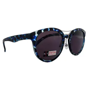 Valencia, High-End Line Bifocal (Clear On Top) Sun Readers for Women OR Non-Bifocal Readers Sunglasses (Blue Tortoiseshell) NY Fifth Avenue