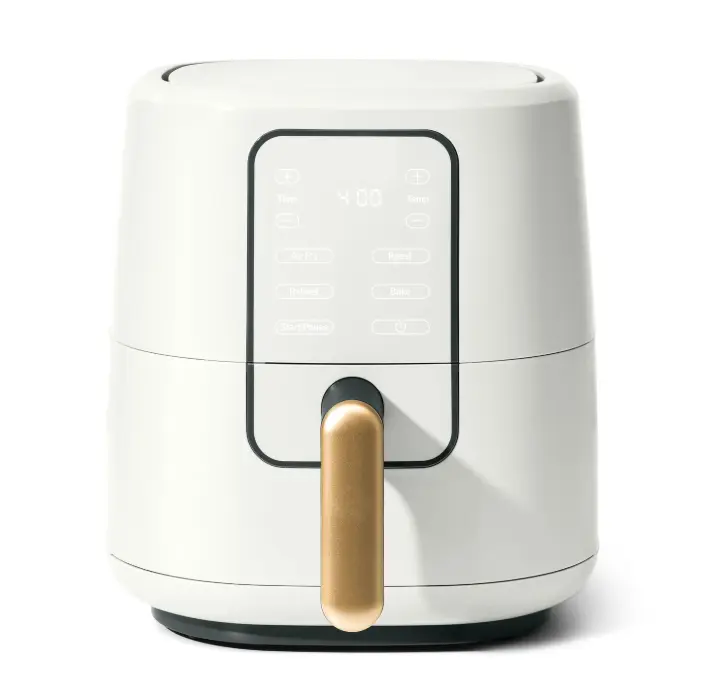Black Sesame 3 Qt Air Fryer with Technology for Efficient Cooking, Ideal for Family Gatherings and Large Parties