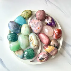 【Crystal Bliss Shop】Natural Crystal Tumble Mixed materials, Easy match with other accessories, Best-selling gifts, New gifts, Unique Gifts