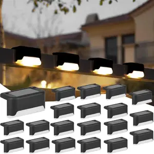 XTAUTO Outdoor solar lights, 20-pack waterproof solar lights for outdoor use, solar garden lights for landscape lighting, ideal for yards, pathways, lawns, driveways, decks, and stairways (warm white light). Decorative