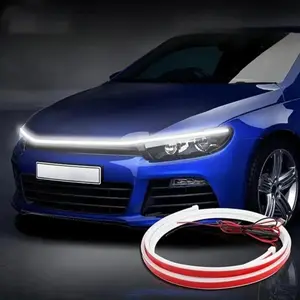 Car Hood LED Strip 71” Dynamic Scan DRL Light, High Brightness Ambient Lighting, Boost Night Visibility & Make Your Car Stand Out, Perfect for Car Enthusiasts SUV Truck