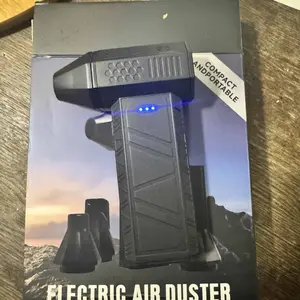 Cordless Turbo Fan Air Duster - Electric Computer Cleaner, Jet Airflow Design, Keyboard Cleaning Tool, Adjustable Levels, Home Essential Gadget, for PCs/Cars/AC Vents, Tools