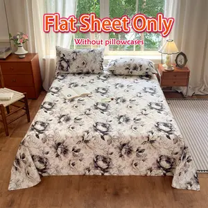 New Retro Ethnic Style Bed Sheet, Soft and Cozy, Breathable, Suitable for All Seasons, Ideal for Bedroom and Guest Room