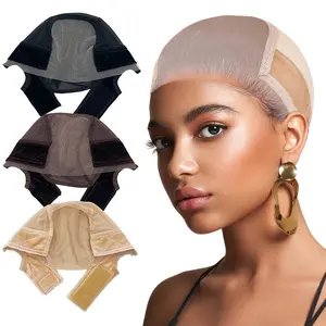 Hot-Selling Cross-Border Dome Mesh Cap,Velvet Lace Wig Cap, Popular Foreign Trade Wig Base Net Cap