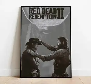 [Sale up to 50%] Red Dead Redemption 2 Poster - RDR 2 Poster - Video Game Poster - Arthur Morga  Poster  (NO FRAME) Decor Photo