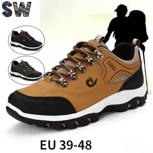 Waterproof Mens Hiking Shoes Lightweight Breathable Outdoor Sneakers for Walking Running Hunting Park Sports Leisure Activities