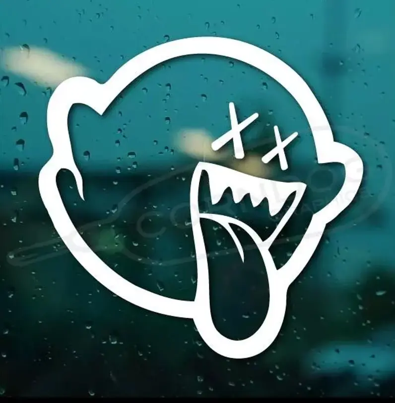 Ghost Car Vinyl Decal Racing Sticker