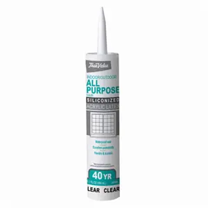 212 MAIN All-Purpose Acrylic Latex Silicone Caulk - 10.1 oz Glue Adhesive for Home Improvement & Building Supplies Repairs (Model 220504), True Value