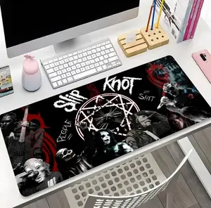 Slipknot Heavy Metal DeskMat,  Edgy Rock Band Desk Mat, Slipnot Metalheads & Gamers DeskMat,  Dark Gothic Aesthetic  Perfect for Gaming Setup & Desk Decor, Aesthetic Gaming Mousepad, Christmas Birthday Gift Idea, Anime Game Mats, Gaming Mousepad