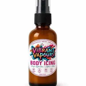 VIBRANT VAPOURS Sprayable Soft Serve, Body Moisturizer, Hydrating Body Care for Normal & Dry Skin, Soothes & Promotes Skin Health with Long-Lasting Moisture Lock