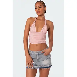 Lillie Knotted Halter Top Lillie Knotted Halter Top