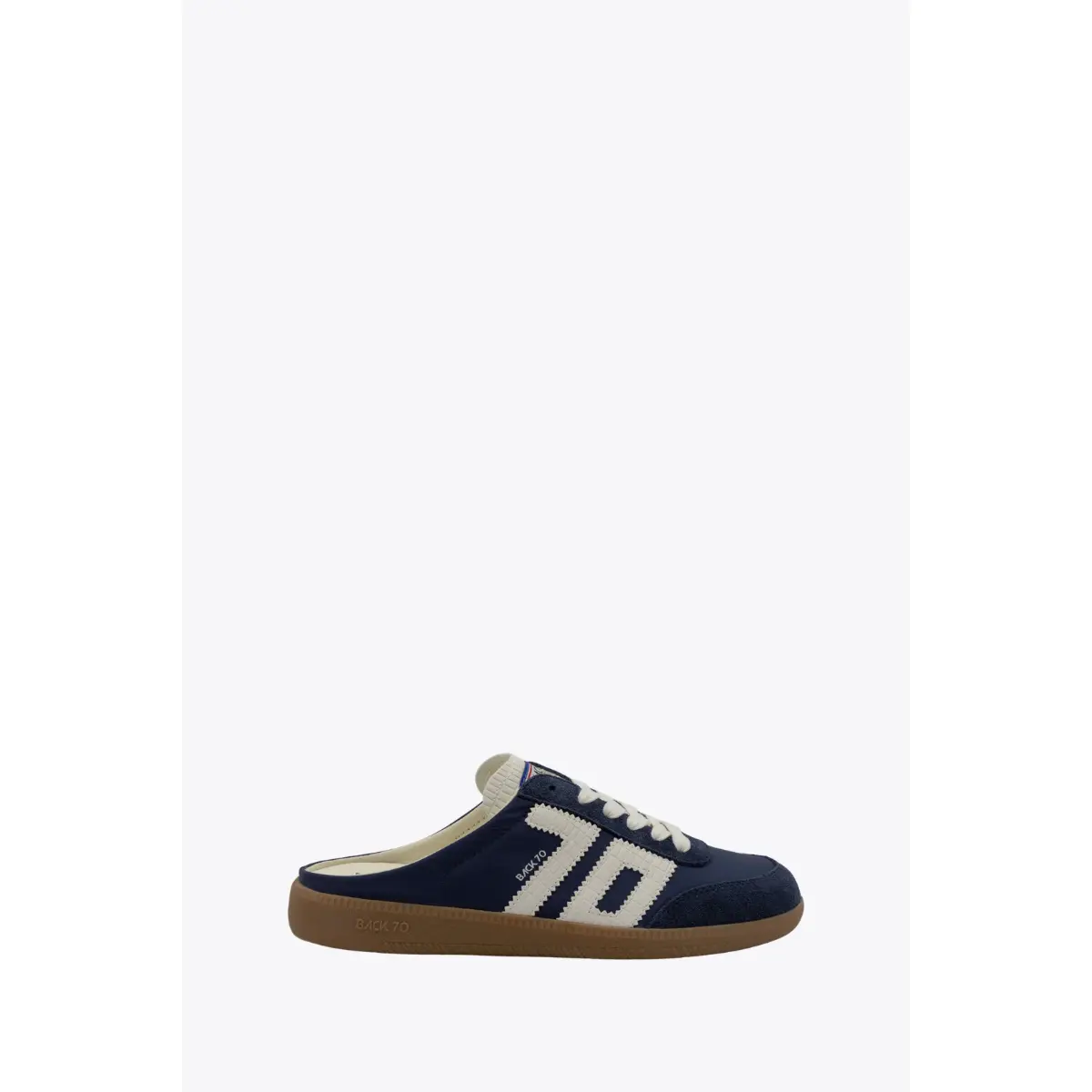 Back 70 Streetwear Easter in Navy Backless Sneakers