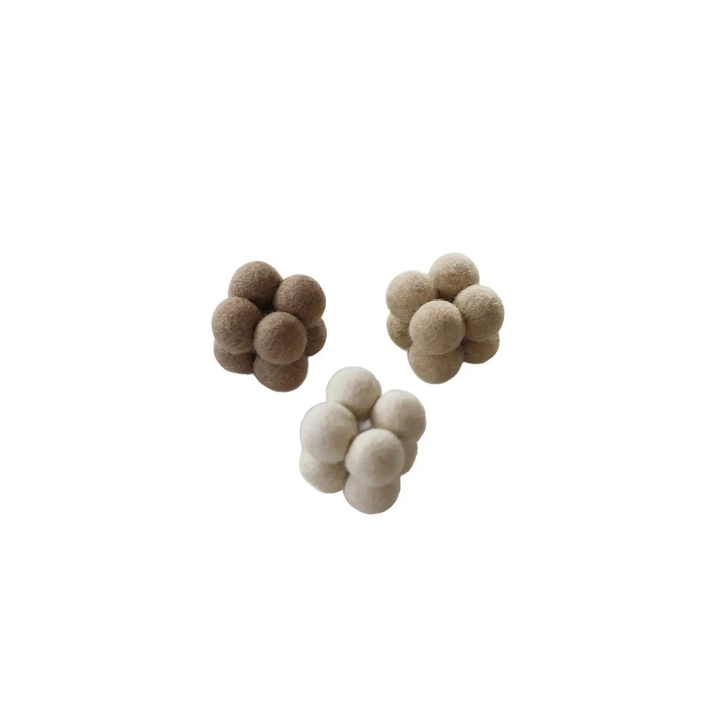 Catenary Home Enrichment Catnip Toys Set Of 3 in Pearl