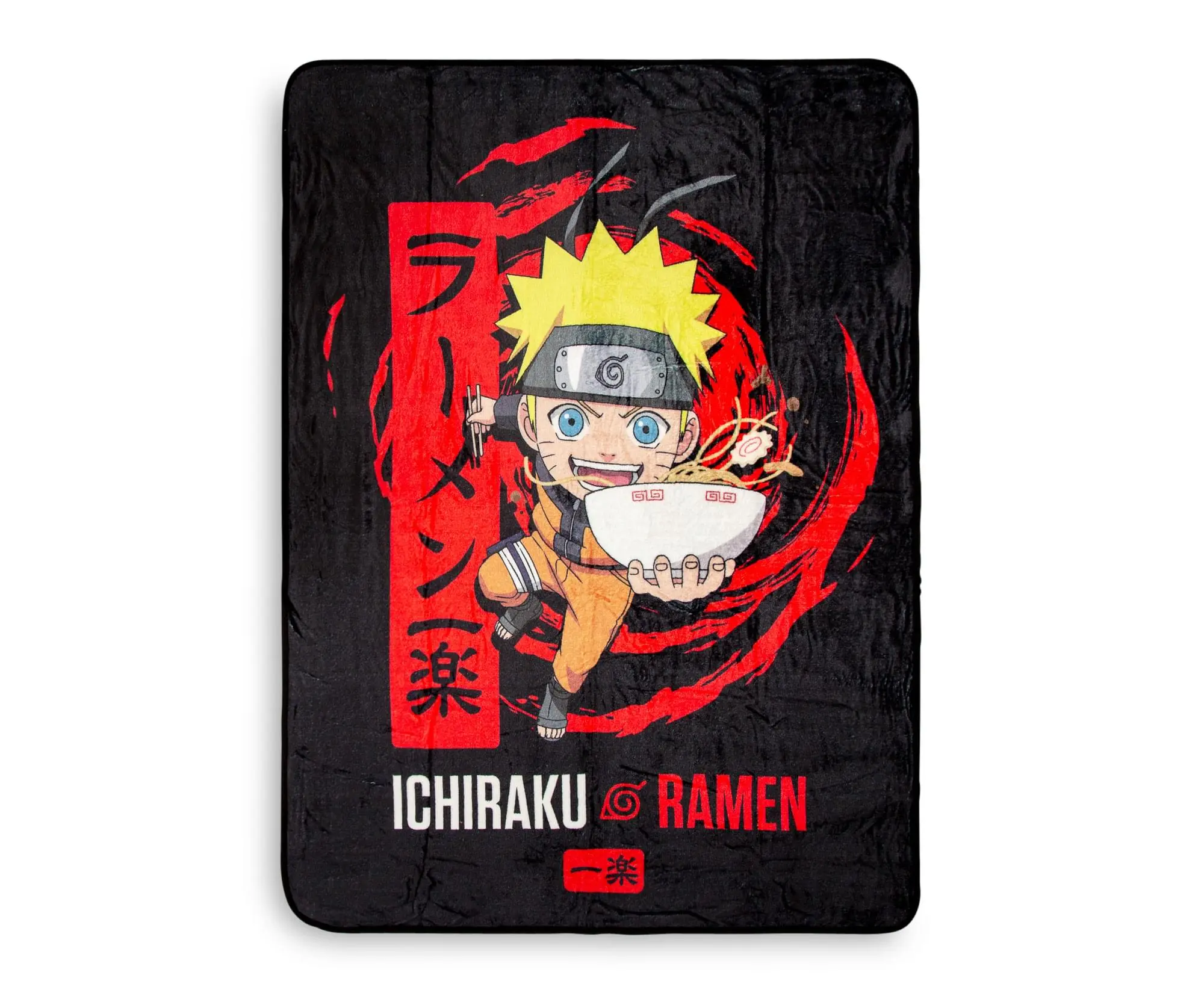 Naruto Shippuden Ichiraku Ramen Printed Fleece Throw Blanket, Cozy Soft Warm Comfy Gift Blanket, 45x60 In, Cozy Throw Blanket