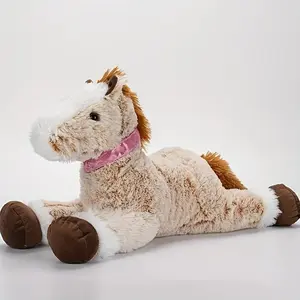 56Cm/22.05In Comfortable Brown Horse Stuffed Animal - Soft And Cuddly - Ideal Companion for Children And Adults - Great Present for Any Event