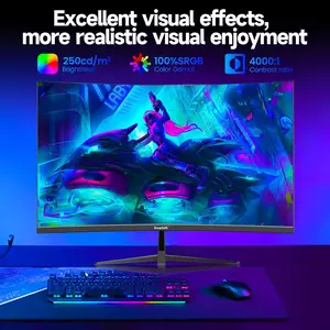 Gawfolk 32" Curved Gaming Monitor - 240Hz, 1080P, 1800R Frameless Design, FreeSync, DP & HDMI 2.0 Ports, 100x100mm Wall Mount Compatible Monitors