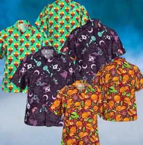 New 2026 anime Lavender Town PoMo Pattern Hawaiian Shirt, Aloha shirt, A great gift for fans, Anime Hawaiian Shirt, Vintage Streetwear Hawaiian shirt, Casual Hawaiian shirt outfits, Unisex, Trendy Hawaiian shirt