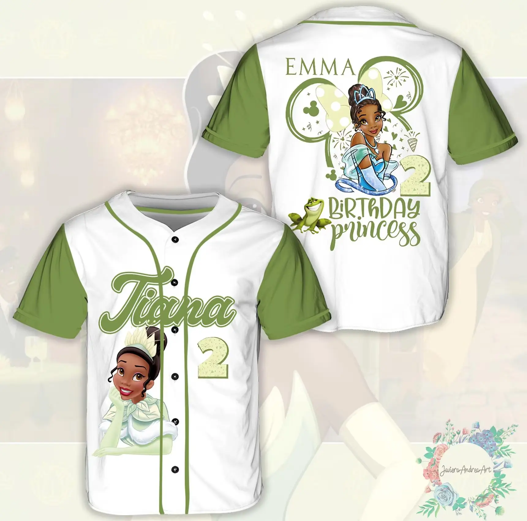 Princess Tia..na Birthday Girl Baseball Jersey, Famliy Birthday Baseball Jersey, Custom Birthday Girl Jersey