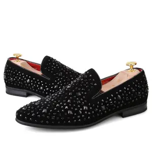 Men's Large-Size Business Casual Loafers, Low Top, Round Head, Anti-Slip Rubber Sole,for Wedding, Work, Office, Mens Gifts