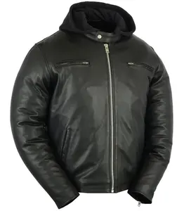 Stormhawk™ Men's Leather Motorcycle Jacket
