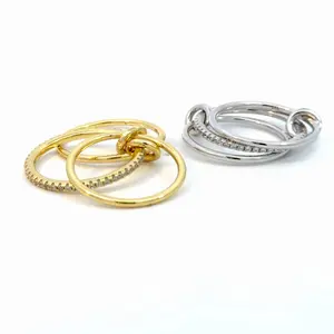 Starlette's Jovian Statement Ring - Silver Celestial CZ Ring | Premium Sterling Silver