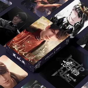 50 Pcs/Set Love And Deepspace Caleb Laser Card Xia Yizhou Personal Character Lomo Cards HD Photocard Fans Collection Gift