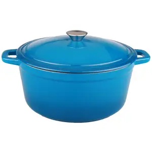 BergHOFF Neo 5-Qt Cast Iron Oval Covered Dutch Oven