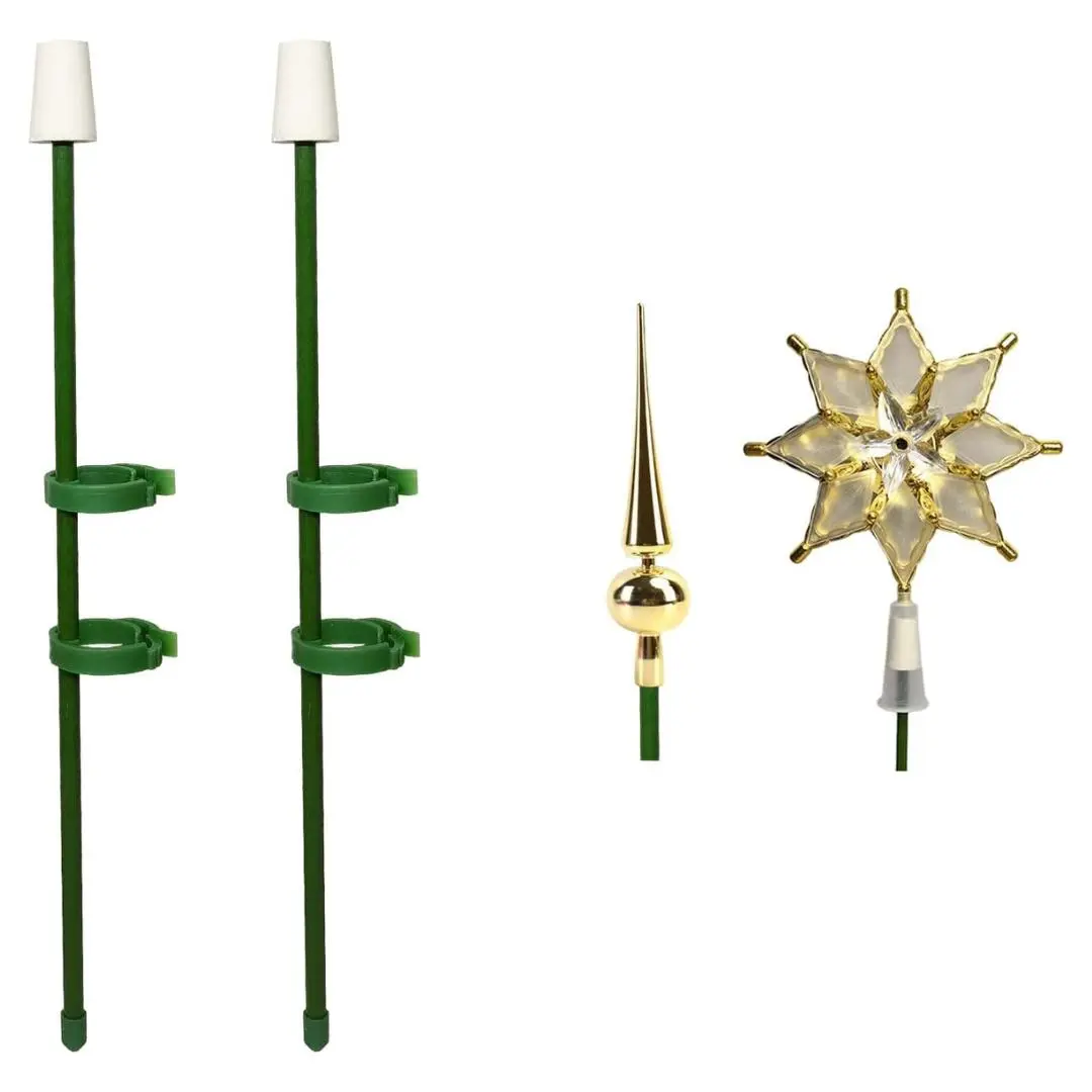 Christmas Tree Topper Holder Holiday Universal Tree Topper Stabilizer Fits All Base Types for Live Christmas Tree and Artificial Christmas Tree Garden…