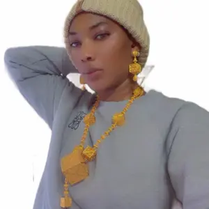 RARA jewelry set . 24k gold plated jewelry necklace set